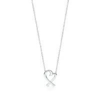 蒂芙尼（Tiffany & Co.)33834764爱心吊坠925银项链锁骨链