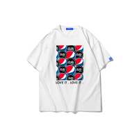Pepsi/百事 男女同款休闲时尚潮流宽松短款T恤BST-2117
