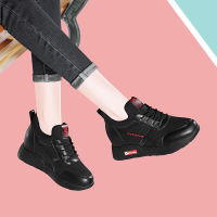 莱卡金顿LAIKAJINDUN时尚加绒厚底运动跑步鞋老爹鞋舒适女休闲鞋7093