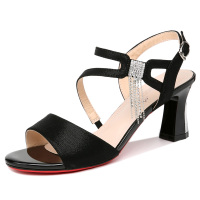 百年纪念Centenary夏季时尚清新露趾透气简约女鞋高跟女士凉鞋1935