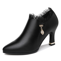 百年纪念Centenary尖头高跟低帮时装女鞋侧拉链时尚休闲单鞋女1967