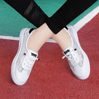 百年纪念Centenary【牛皮】蕾丝网拼接春夏季平底板鞋百搭女鞋透气小白鞋2189