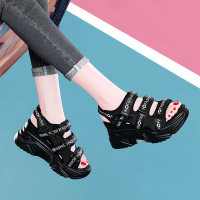 百年纪念Centenary夏季松糕厚底沙滩鞋魔术贴增高轻便女凉鞋2223