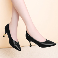 百年纪念Centenary【头层牛皮】真皮舒适浅口尖头时装女鞋细跟女单鞋2234