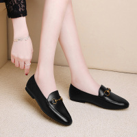 百年纪念Centenary【头层牛皮】真皮舒适乐福鞋低跟时装女鞋女单鞋2235