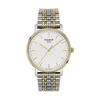 天梭(TISSOT)魅时系列时尚简约休闲商务钢带石英男士手表T109.410.22.031.00