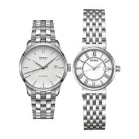 美度(MIDO)瑞士手表 布鲁纳/都瑞系列情侣表 对表M2130.4.26.1/M024.407.11.031.00
