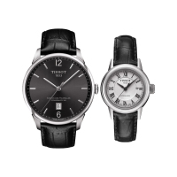 天梭(TISSOT)杜鲁尔/卡森系列情侣表对表T085.207.16.013.00/T099.407.16.447.00