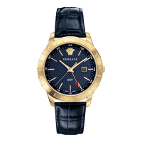 VERSACE/范思哲大表盘时尚皮带商务石英男士手表VEBK00318