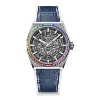 Zenith真力时DEFY系列彩虹圈限量款自动机械男士手表32.9003.670/86.R588