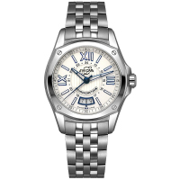 英纳格(ENICAR)雪巴系列天文台认证时尚休闲商务钢带自动机械男表3265/50/327aCHKA