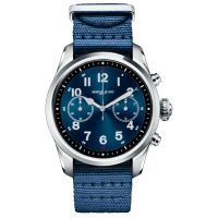 万宝龙(Montblanc)手表SUMMIT 2系列精钢表壳尼龙表带智能男士手表U0123853