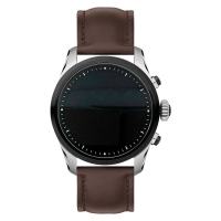 万宝龙(Montblanc)手表SUMMIT 2系列精钢表壳皮革表带智能男士手表U0119439