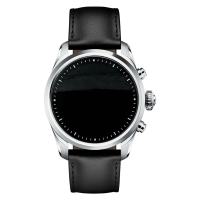 万宝龙(Montblanc)手表SUMMIT 2系列精钢表壳皮革表带智能男士手表U0119440