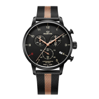 摩纹(MARVIN)瑞士手表莫尔顿系列电影同款休闲军事潮流石英男士手表M035.23.43.25