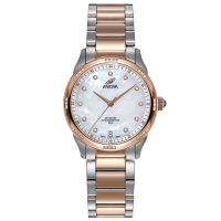 英纳格(ENICAR)雪巴系列天文台认证时尚简约贝母表盘自动机械女表3265/50/361GCHS