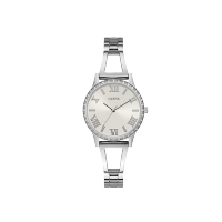 盖尔斯(GUESS)简约复古休闲镶钻石英女士手表W1208L1