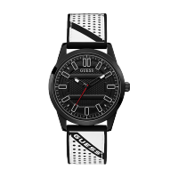 盖尔斯(GUESS)时尚潮流几何层次表盘石英男士手表W1300G2