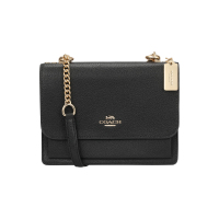 蔻驰（COACH）奢侈品女士手提包时尚休闲风琴包手提包肩背斜挎包91174 IMBLK