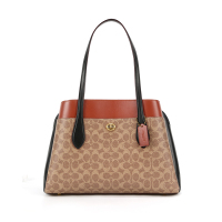 蔻驰（COACH）奢侈品专柜款女士单肩包LORACARRYALL系列时尚托特包89087 B4NQ4