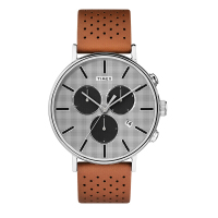 美国TIMEX天美时手表FAIRFIELD系列潮流激光穿孔全盘夜光石英男士手表TW2R79900