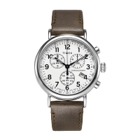 美国TIMEX天美时手表STANDARD系列简约经典休闲夜光皮带石英男士手表TW2T21000