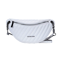 Michael Kors奢侈品奥莱款女包纯色简约胸包腰包35T0SP6M3L OPTIC WHITE