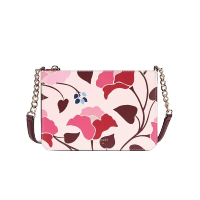 kate spade凯特丝蓓奥莱款女士背包印花单肩斜挎包时尚链条包小方包WLRU6278 974