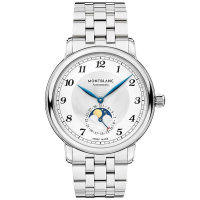 万宝龙(Montblanc)手表明星系列钢带自动机械男士手表U0117326
