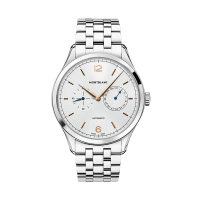 万宝龙(Montblanc)手表传承系列钢带自动机械男士手表U0114873