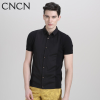 CNCN男士短袖针织衫 修身夏季纯色时尚 针织衫|NYYJ2011