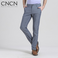 CNCN男士休闲裤 有型混纺修身百搭修身中腰男裤男装|NQXJ2022