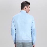 CNCN男士茄克天然亚麻舒适休闲修身时尚拉链时尚商务茄克夹克|NKBJ1044