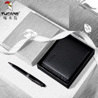 啄木鳥(TUCANO)钱包男短款定制刻字男款真皮牛皮薄款驾驶证男生
