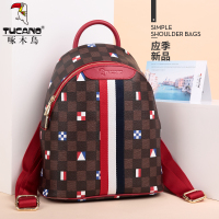 啄木鸟包包2018新款女双肩背包正品专柜休闲百搭时尚韩版潮流简约