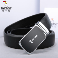 啄木鳥(TUCANO)皮带男年轻人真皮自动扣韩版百搭简约腰带个性年轻人潮人土