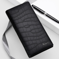 啄木鳥(TUCANO)男士钱包长款真皮潮正品男土多卡位钱包