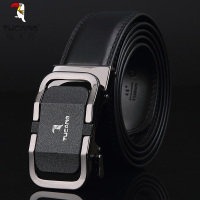 啄木鸟(TUCANO)男士皮男真皮休闲自动扣 年轻人学生 牛皮腰带磨砂扣头