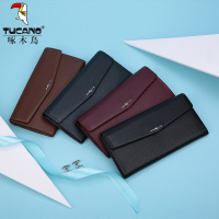 啄木鸟(TUCANO)钱包男长款真皮正品手拿包男士青年软皮夹学生土