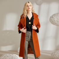 美丽衣橱名媛小香风大衣女2019春新款气质优雅纯色修身显瘦风衣