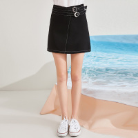 美丽衣橱半身裙女2019夏季新品韩版时尚高腰显瘦短裙百搭修身A字包臀裙