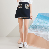 美丽衣橱高腰包臀裙女2019夏新款时尚百搭韩版小个子显高半身裙