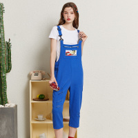 美丽衣橱背带裤两件套女2019新款时尚韩版学生宽松显瘦洋气套装