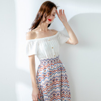 美丽衣橱夏天碎花连衣裙女装2020年新款夏装气质中长款裙子潮