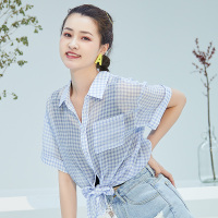 美丽衣橱衬衫女装2020年新款流行网红洋气时尚气质百搭上衣夏潮