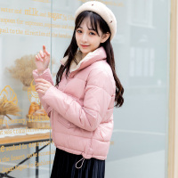 美丽衣橱简约宽松学生棉衣女小个子长袖宽松棉服保暖显瘦上衣潮