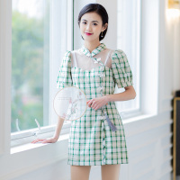 美丽衣橱小清新复古短袖上衣休闲短裤两件套2021夏百搭套装女