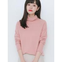 羊绒连衣裙女式长袖连衣裙宽松慵懒风毛衣女堆堆领RC1831-00210