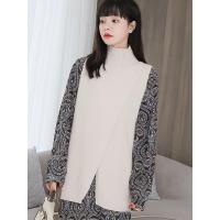 羊绒衫2018套头针织马甲女背心中长款韩版宽松RC1833-00200