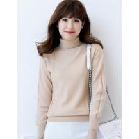 秋冬新款高领羊绒衫女套头修身百搭纯羊绒短款打底针织衫MKL-17-00180